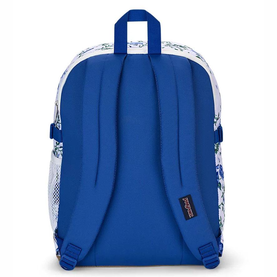 Sac à Dos Scolaire JanSport SUEDE CAMPUS Blanche Bleu | BYC-45530557